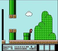 une photo d'Ã©cran de Super Mario Bros 3 sur Nintendo Nes